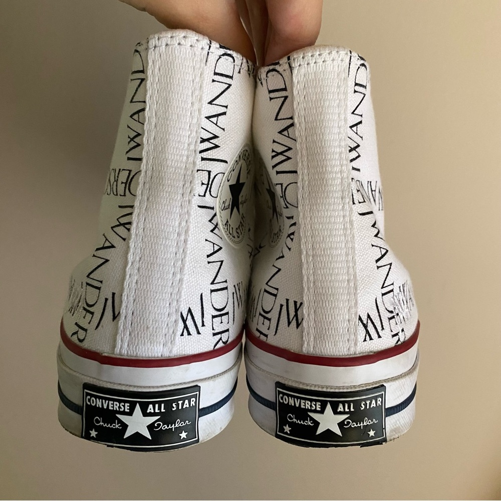 JW Anderson X Converse Chuck 70 Hi sneaker white black - Picture 8 of 16